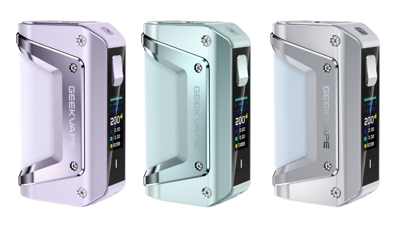 Box Aegis Legend 3 Geekvape coloris Green Purple Silver